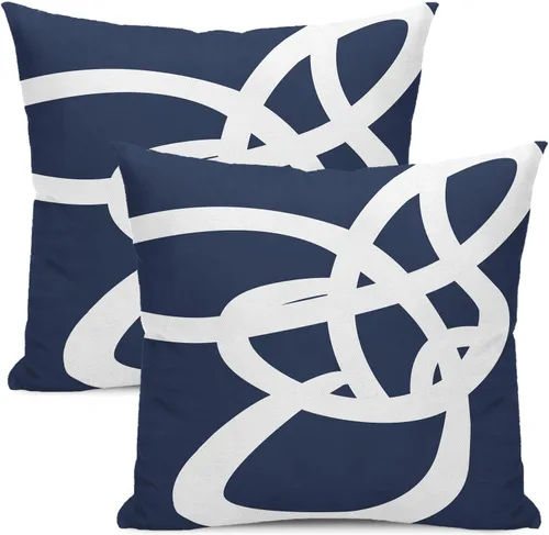 Miniatura 45 de Fundas de Almohada con Estampado de Antílope 16x16 Pulgadas Paquete de 2, Fundas de Almohada Decorativas con Estampado de Piel de Animal Marrón