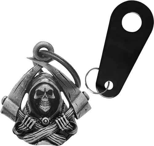 Miniatura 9 de Dream Apparel Campana de motocicleta Guardian Angel Drive Away Gremlin, campana de motociclista para hombres y mujeres, regalo de buena suerte