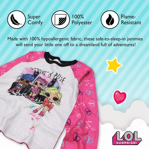 Miniatura 3 de L.O.L. Surprise! Conjunto de pijama grande para niña, Variados