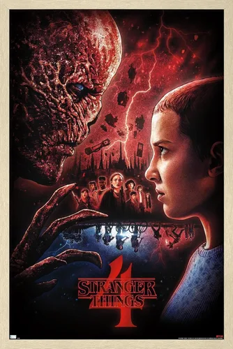 Miniatura 7 de Trends International Netflix Stranger Things: Season 4 - Póster de pared de una hoja, 34 pulgadas de largo x 22.4 pulgadas, versión enmarcada