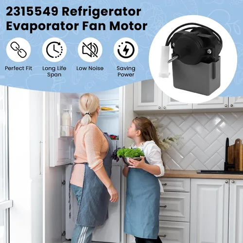 Miniatura 6 de AMI PARTS 2315549 Motor del Ventilador del Evaporador del Refrigerador Compatible con Refrigerador Whirlpool Kenmore Reemplaza WP2315549 2220569