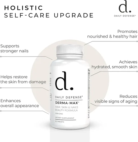 Miniatura 5 de Suplementos de colágeno para mujeres, vitaminas para el cabello, la piel y las uñas con biotina y colágeno, calcio y más para un cabello saludable