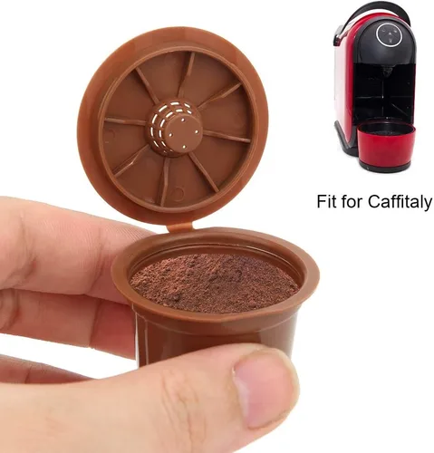 Miniatura 4 de 3pcs Recargable Cápsula de Café Reutilizable Filtro de Café Taza de Repuesto para Máquina de Café (Café)