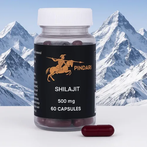 Miniatura 4 de Pindari Pure Shilajit 500mg Denso en nutrientes Alta potencia Impulso de energía Apoyo inmunológico Procedente de las cordilleras