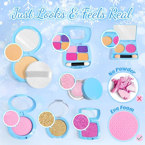 Miniatura 3 de INNOCHEER Maquillaje de Simulación para Niños Pequeños, Juego de Maquillaje de Juguete para Niños de 3 a 5 años, Kit de Maquillaje de Simulación