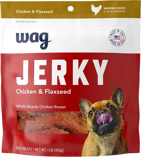 Miniatura 8 de Snack para perro Amazon Brand Wag Jerky, bolsa de 453gr