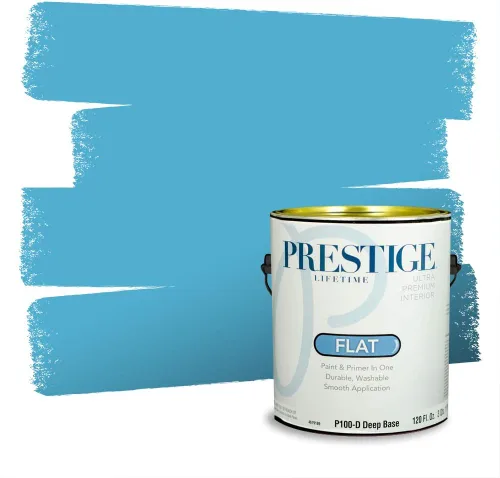 Miniatura 1149 de Pintura Exterior + imprimación PRESTIGE, todo-en-uno, 1 galón, acabado mate, color comparable al Valspar* Royal Gray* VS151-Gris real