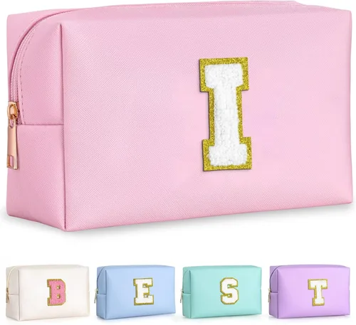 TOPEAST - Bolso de maquillaje para mujer, Rosado, I