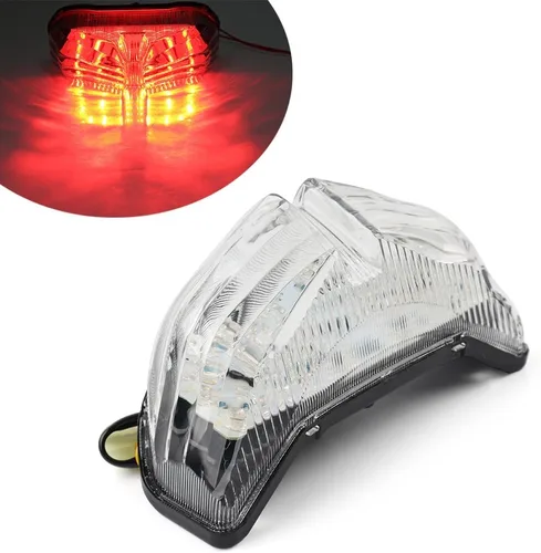 Miniatura 2 de LIRU ABS LED Tail Integrated Light Brake Turn Signal Lamp Blinker Clear for Yamaha FZ 8 for Fazer 2010-2013 FZ-1 for Fazer 2006-2013 Motorcycle