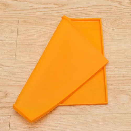 Miniatura 5 de Tapete de alimentación de alimentos para perros y gatos, tapete de silicona impermeable para cuenco de mascotas, tapete antideslizante con borde