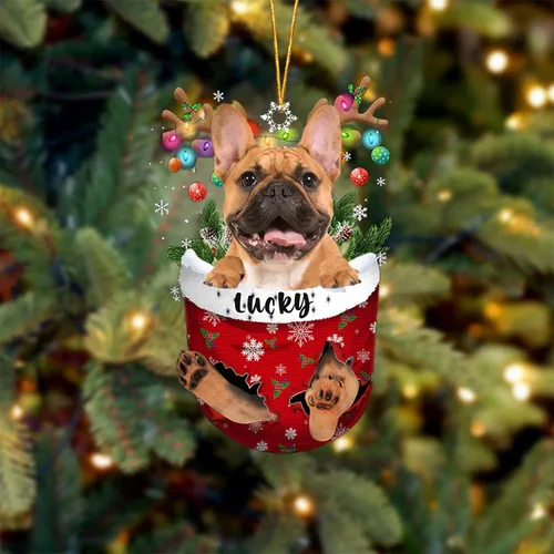 Miniatura 89 de Adorno de Navidad personalizado para perro Airedale Terrier en bolsillo de nieve, adorno para árbol de Navidad, idea de regalo para amantes