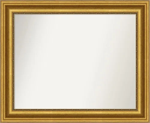 Miniatura 40 de Amanti Art Espejo de pared, elegante espejo con marco de miel cepillada para decoración de pared o uso como espejo de baño para sobre el fregadero