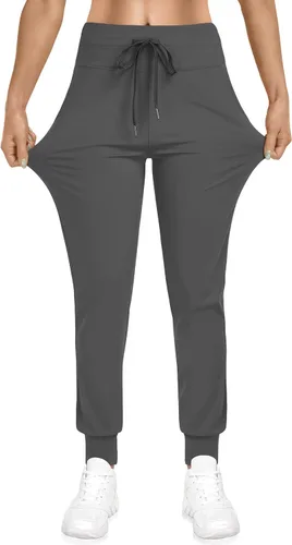 Miniatura 3 de TARSE Pantalones deportivos para mujer con bolsillos y cordón para correr