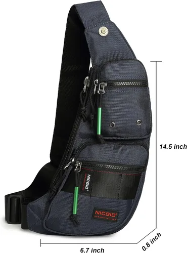 Miniatura 40 de Nicgid Sling Bag - Mochila bandolera para hombre), LYSB01NH075BJ-SPRTSEQIP