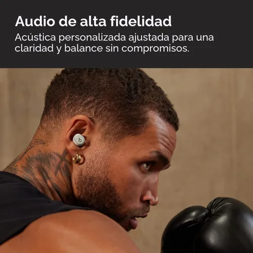 Miniatura 2 de Beats Solo Buds - Auriculares inalámbricos Bluetooth 18 horas de duración de la batería Compatibilidad con Apple y Android Micrófono Gris