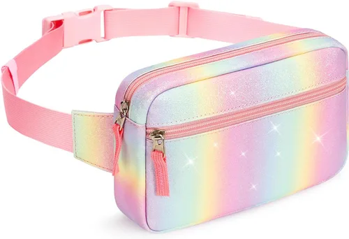 Miniatura 15 de Riñonera para adolescentes, bolsa para cinturón, bonita bolsa cruzada para regalo