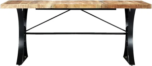 Miniatura 2 de Mesa de comedor clásica para pub, mesa rectangular de pub, mesa de bar, para restaurantes, bares, cafeterías, cocinas, fácil de montar, 70.9 x 35.4