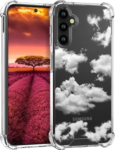Miniatura 15 de Compatible con Samsung Galaxy S23 - Funda transparente para mujeres y niñas, diseño transparente (formas geométricas de arte abstracto)