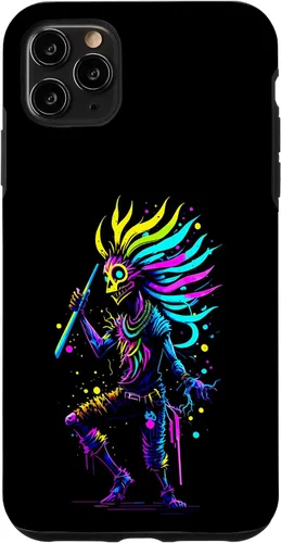 Miniatura 13 de iPhone 16 Dancing Kokopelli Mystical Abstract Illustration Case