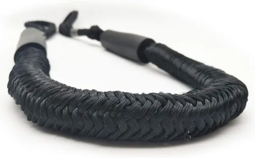 Miniatura 2 de Líneas de muelle elástico, 4 pies, cuerda de amarre elástica para barco, PWC, moto acuática, pontón, kayak, canoa, lancha motora, embarcación Negro
