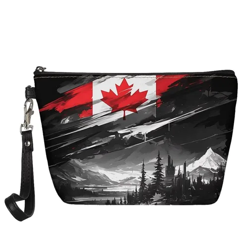 Miniatura 37 de AFPANQZ Bolsas de maquillaje de viaje personalizadas para mujeres y niñas, bolsa de almacenamiento de artículos de tocador, bolso al aire libre