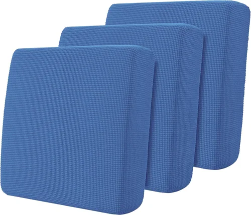 Miniatura 41 de Hokway Fundas de cojín elásticas para sofá Fundas de cojín para sofá Fundas de cojín de asiento de sofá Funda protectora de cojín(Chocolate, Mediano)