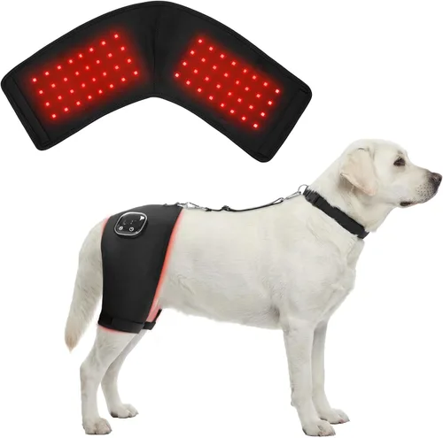 Miniatura 8 de Soporte de cadera para perro con terapia de luz infrarroja roja - Alivio del dolor para artritis, displasia de cadera, problemas de columna