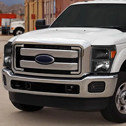 Miniatura 7 de DNA MOTORING Conjunto de faros delanteros compatible con 11-16 F-250 / F-350 / F-450 / F-550 Super Duty, ámbar negro, HL-OH-FSU13-BK-AM