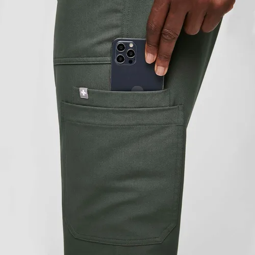 Miniatura 7 de Pantalones de limpieza tipo cargo FIGS Cairo, ajuste clásico de pierna recta