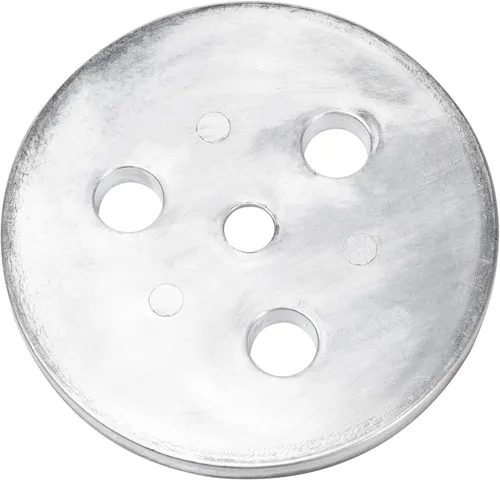 Miniatura 3 de Placa de peso de ánodo de zinc con lazos de plástico, placa de zinc en tu cesta de skimmer, cesta de desnatador, peso de ánodo de zinc