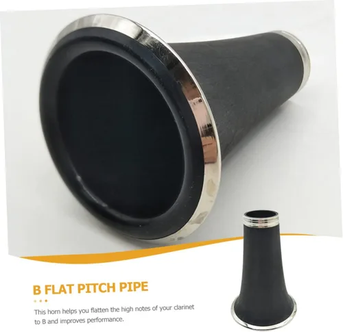 Miniatura 8 de Tubo de clarinete B Piezas de clarinete plano Suministros de clarinete Tubo de paso de agudos B Tubo de clarinete plano Barril Clarinete ajustable