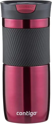 Miniatura 12 de Contigo Byron Snapseal Taza de viaje, Taza térmica de acero inoxidable, Botella de vacío, Vaso a prueba de fugas, Taza de café con tapa fácil