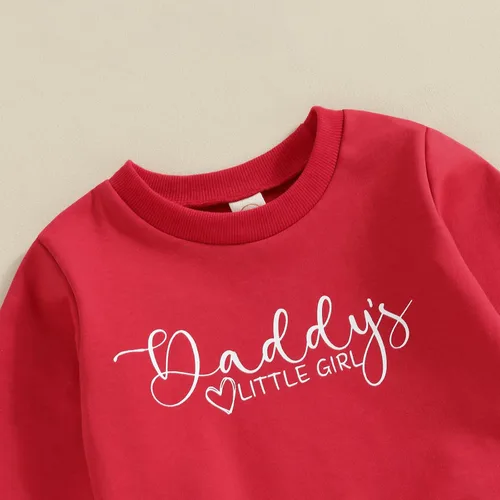 Miniatura 4 de YINGISFITM Conjunto de sudadera con estampado para bebé y niña, sudadera larga para otoño e invierno
