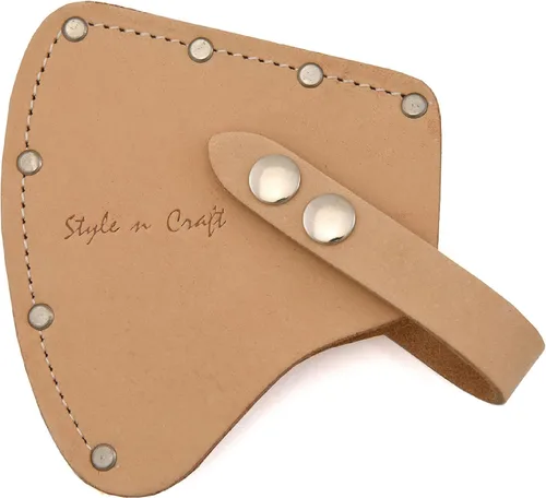 Miniatura 8 de Style n Craft Funda para hacha de camper/deportista, funda de hacha de cuero de grano completo con cubierta segura