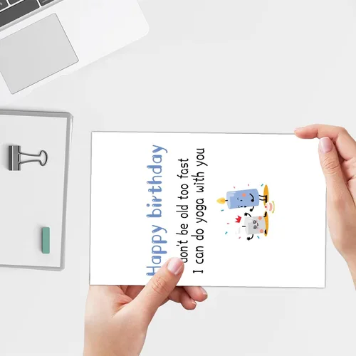 Miniatura 2 de Divertida tarjeta de felicitación de cumpleaños de diseño único, divertida tarjeta de felicitación para hermanas, madres, amigas, para expresar tus