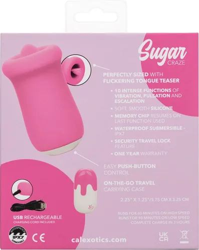 Miniatura 6 de CalExotics Masajeador Sugar Craze con estuche discreto - SE-0062-52-3