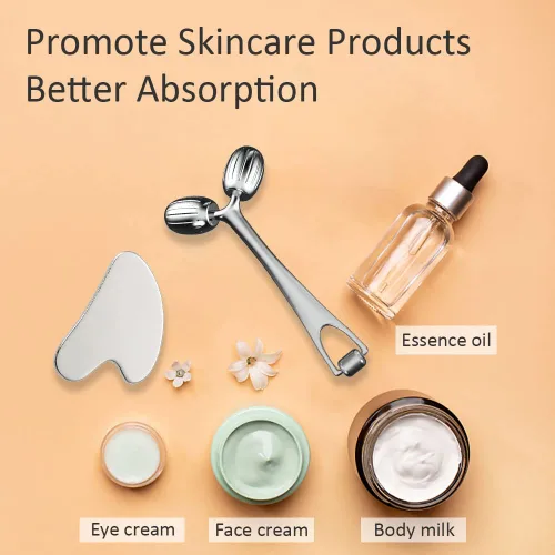 Miniatura 6 de Yeamon Gua Sha - Juego de herramientas faciales y rodillos faciales, herramienta de masaje facial para rutina de cuidado de la piel de las mujeres