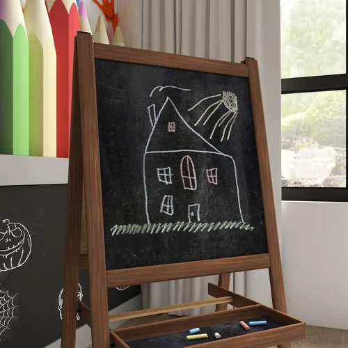 Miniatura 2 de YENHOME Papel tapiz de madera para despegar y pegar, cinta de grano de madera, papel tapiz de madera de nogal, borde de papel de pared de madera