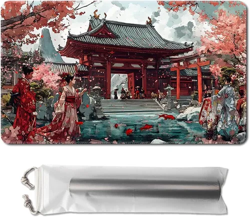 Miniatura 29 de MTG - Tapete de juego de 24 x 14 pulgadas, con parte trasera antideslizante, ideal para entusiastas de los juegos de cartas, tapete de juego TCG