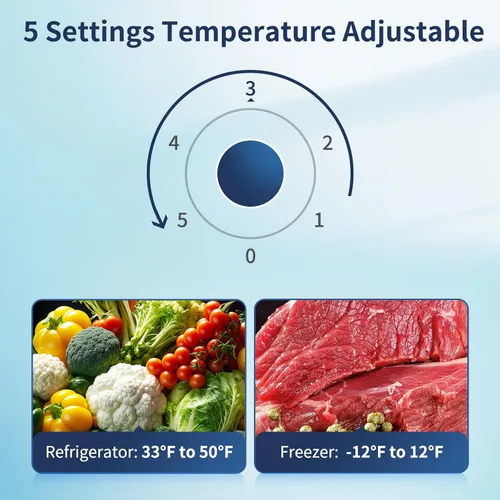 Miniatura 5 de BANGSON Refrigerador de 7.7 pies cúbicos con congelador, refrigerador de tamaño para apartamento con congelador superior, gran capacidad, ahorro