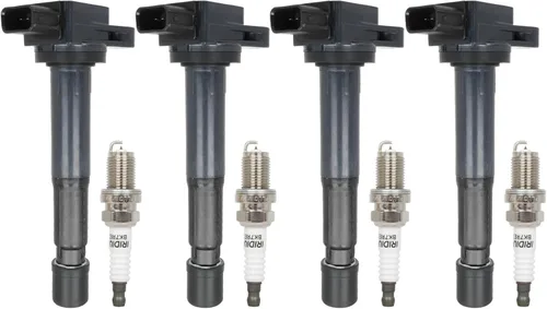 Miniatura 60 de ECCPP UF816 4 bobinas de encendido con 4 bujías de iridio 95125 para Hyundai Elantra Sonata Kona para Kia Forte Optima 2.0L GN10877 UF816 UF-816
