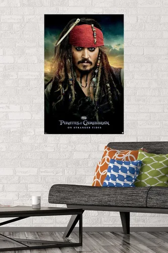 Miniatura 2 de Trends International Disney Pirates of the Caribbean: On Stranger Tides - Póster de pared de una hoja, 22.375 x 34 pulgadas, versión premium sin