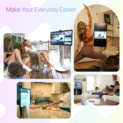 Miniatura 8 de OneScreen Wandr - Monitor de TV inteligente portátil de 32 pulgadas con pantalla táctil LED 4K, sistema operativo Android 13, batería incorporada