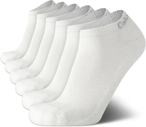 Miniatura 33 de Calvin Klein Calcetines para hombre, mezcla de algodón, acolchados, sin talla, forro de calcetines atléticos (6 unidades)