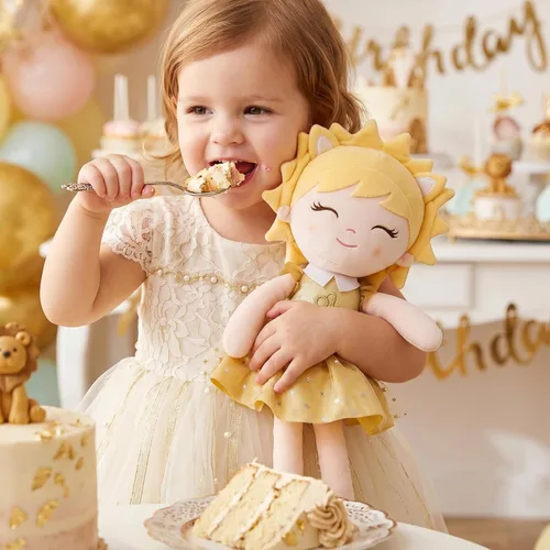 Miniatura 5 de Regalos de bebé niña muñecas de felpa constelaciones muñeca zodiaco regalo de cumpleaños 17 pulgadas Leao