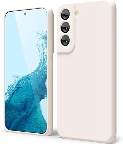 Miniatura 284 de oakxco Funda para teléfono Samsung Galaxy S21 Ultra con agarre de silicona líquida, bonita funda delgada y delgada de goma suave de TPU lisa