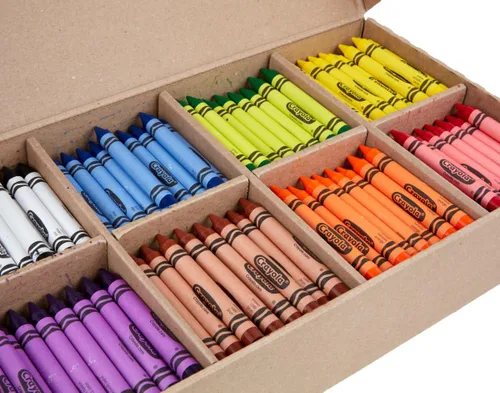 Miniatura 4 de Tamaño grande Classpack Crayons, 50 cada uno de 8 colores, 400Box