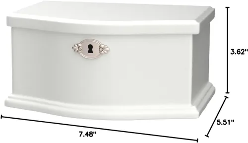 Miniatura 8 de Elle Joyero – Organizador de joyas de bailarina y caja de música de cuerda Swan Lake para niñas y adolescentes, accesorios y almacenamiento