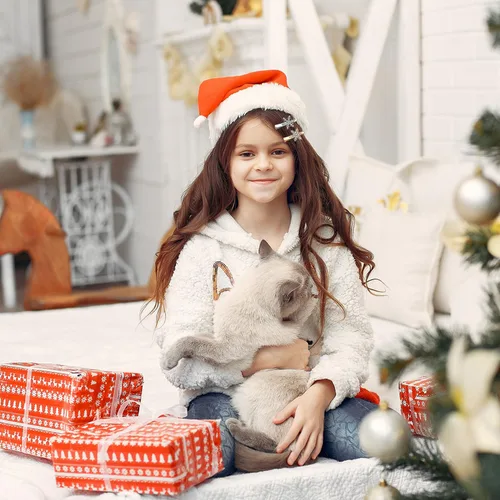 Miniatura 2 de PHALIN Pinzas para el cabello de Navidad para mujer, corona de copos de nieve, campanas de reno, horquillas para el pelo con diamantes de imitación