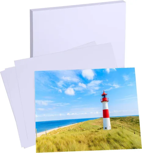 Miniatura 9 de LUNARM 50 hojas de papel fotográfico, papel fotográfico brillante de 4"x6" para impresora de tinta de color, papel fotográfico de 180 g/m²